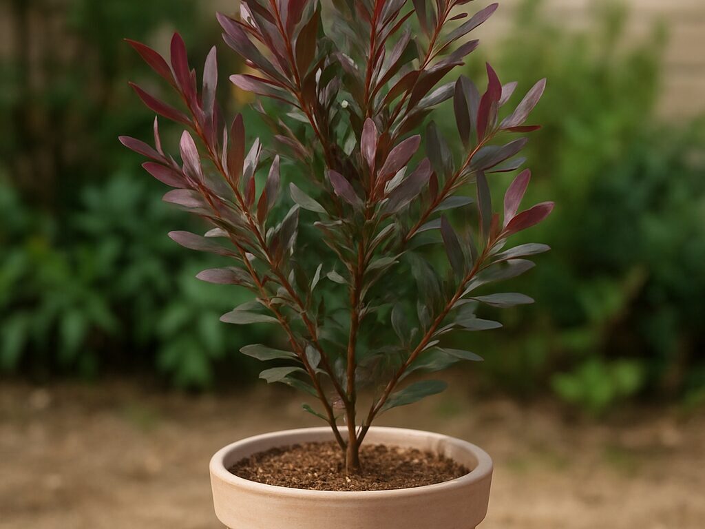 ドドナエアの鉢植え