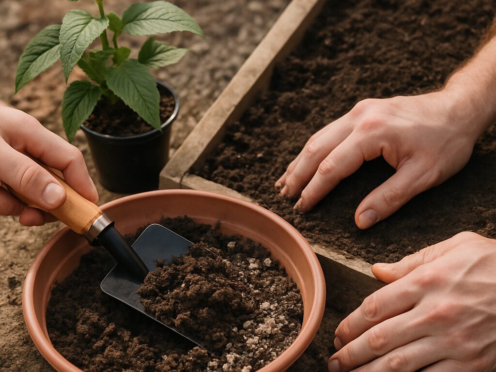 植え付け前に整える環境と用土