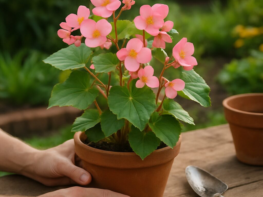 木漏れ日の林床で群れ咲くシュウカイドウ。非対称のハート形葉と花姿が一望できる